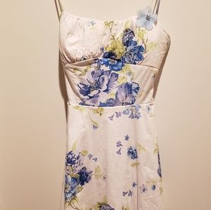 White flowered dress